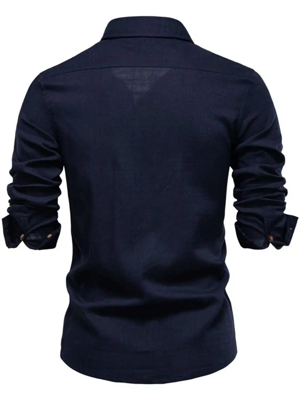 Men's Button Down Collared Neck Shirt - Trendsi - Flyclothing LLC