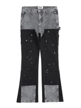 Men's Contrast Washed Bootcut Jeans - Trendsi - Flyclothing LLC