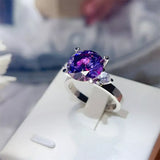 5 Carat Moissanite 925 Sterling Silver Ring - Trendsi - Flyclothing LLC