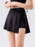 High Waist Active Skort with Pockets - Trendsi - Flyclothing LLC