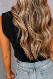 Solid Mock Neck Tank - Trendsi - Flyclothing LLC