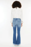Kancan High Rise Frayed Hem Jeans - Trendsi