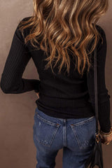 Button Up Collared Neck Cardigan - Trendsi - Flyclothing LLC
