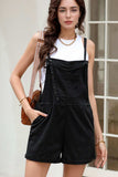 Square Neck Denim Overalls with Pockets - Trendsi - Flyclothing LLC