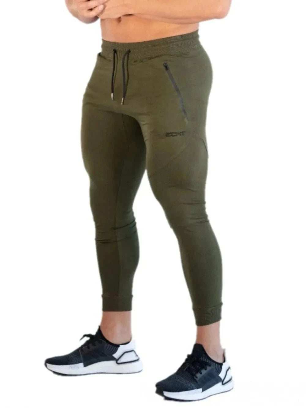 Men's Plus Size Drawstring Active Pants - Trendsi - Flyclothing LLC