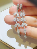 6 Carat Moissanite 925 Sterling Silver Bar Earrings - Trendsi