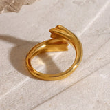 Star Crystal Gold Adjustable Ring - Trendsi - Flyclothing LLC