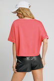 Umgee Full Size Lightweight Cropped Sweatshirt Plus Size - Trendsi