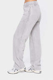 Mono B Elastic Waist Fleece Pants with Pockets - Trendsi - Flyclothing LLC