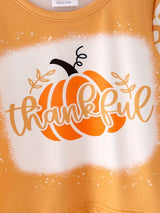 Fall Thanksgiving Halloween 3 pieces Short sleeve O-neck T-shirt