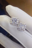 2 Carat Moissanite 925 Sterling Silver Stud Earrings - Trendsi