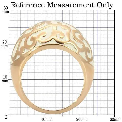 0W210 - Rose Gold Brass Ring with No Stone - Alamode - Flyclothing LLC