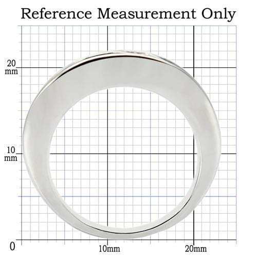0W242 - Rhodium + Ruthenium Brass Ring with AAA Grade CZ in Jet - Alamode - Flyclothing LLC