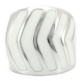 0W310 - Rhodium Brass Ring with No Stone - Alamode