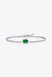 1 Carat Lab-Grown Emerald Bracelet - Trendsi