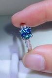 1 Carat Moissanite 4-Prong Ring - Trendsi