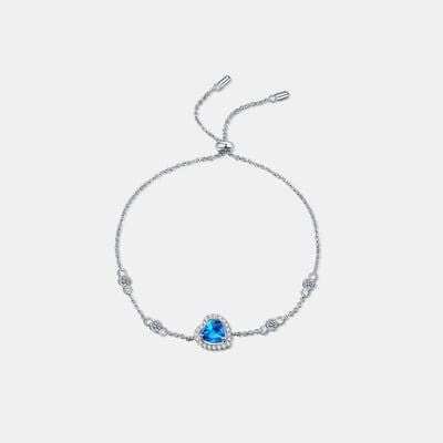 1 Carat Moissanite 925 Sterling Silver Bracelet - Trendsi - Flyclothing LLC