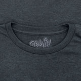 Coors Genuine Bock Beer Left Chest Front and Back Print T-Shirt - Denim Black Heather
