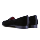 10-102-BLK VELVET TUX Shoe, Black - Zelli Italia - Flyclothing LLC