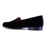 10-102-BLK VELVET TUX Shoe, Black - Zelli Italia - Flyclothing LLC