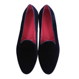 10-102-BLK VELVET TUX Shoe, Black - Zelli Italia - Flyclothing LLC