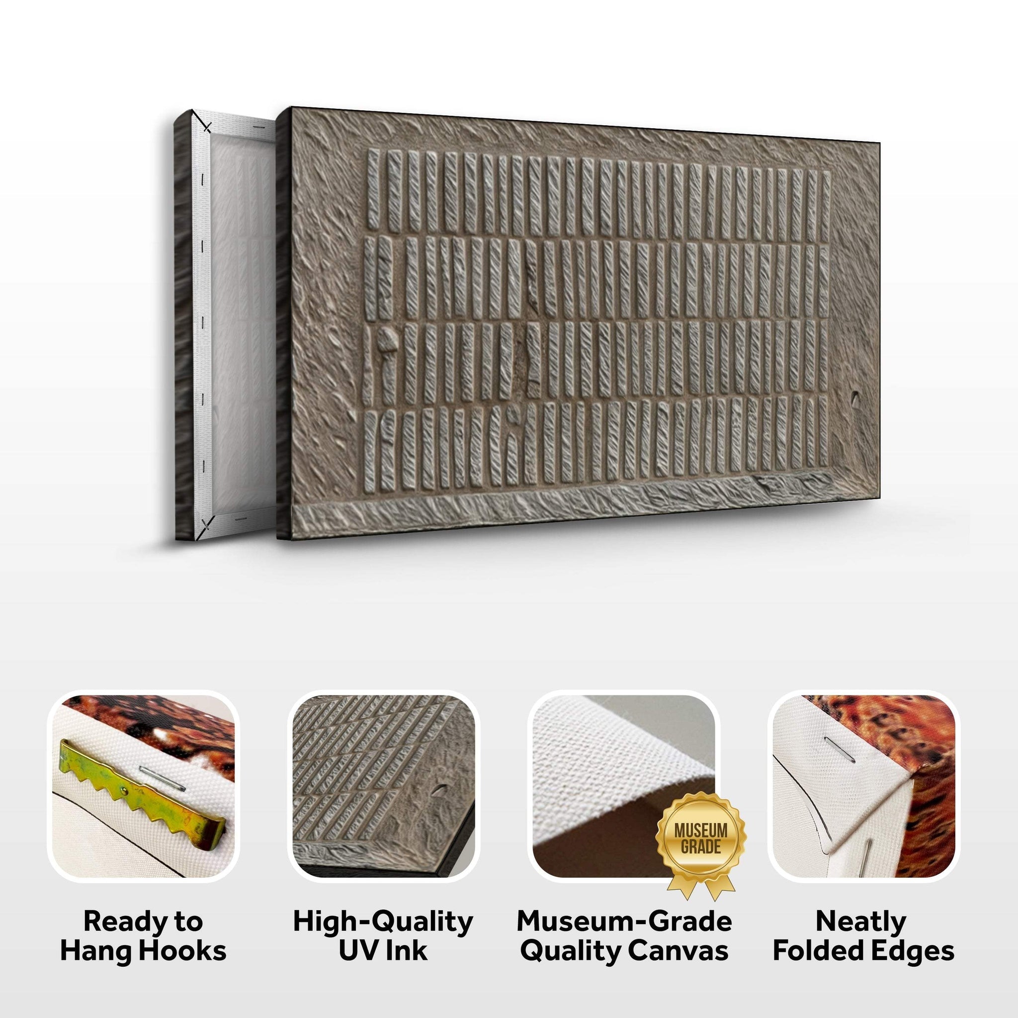 Modern Stone Pattern Wall Art - Tailored Canvases - Flyclothing LLC