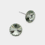 10 mm Round Crystal Stud Earrings - Madeline Love - Flyclothing LLC