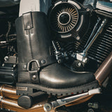 Harness - Mens Motorcycle Biker Leather Boots