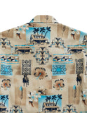 Tin Haul Mens Long Sleeve Snap Tin Haul Tiki Western Shirt - TIN HAUL