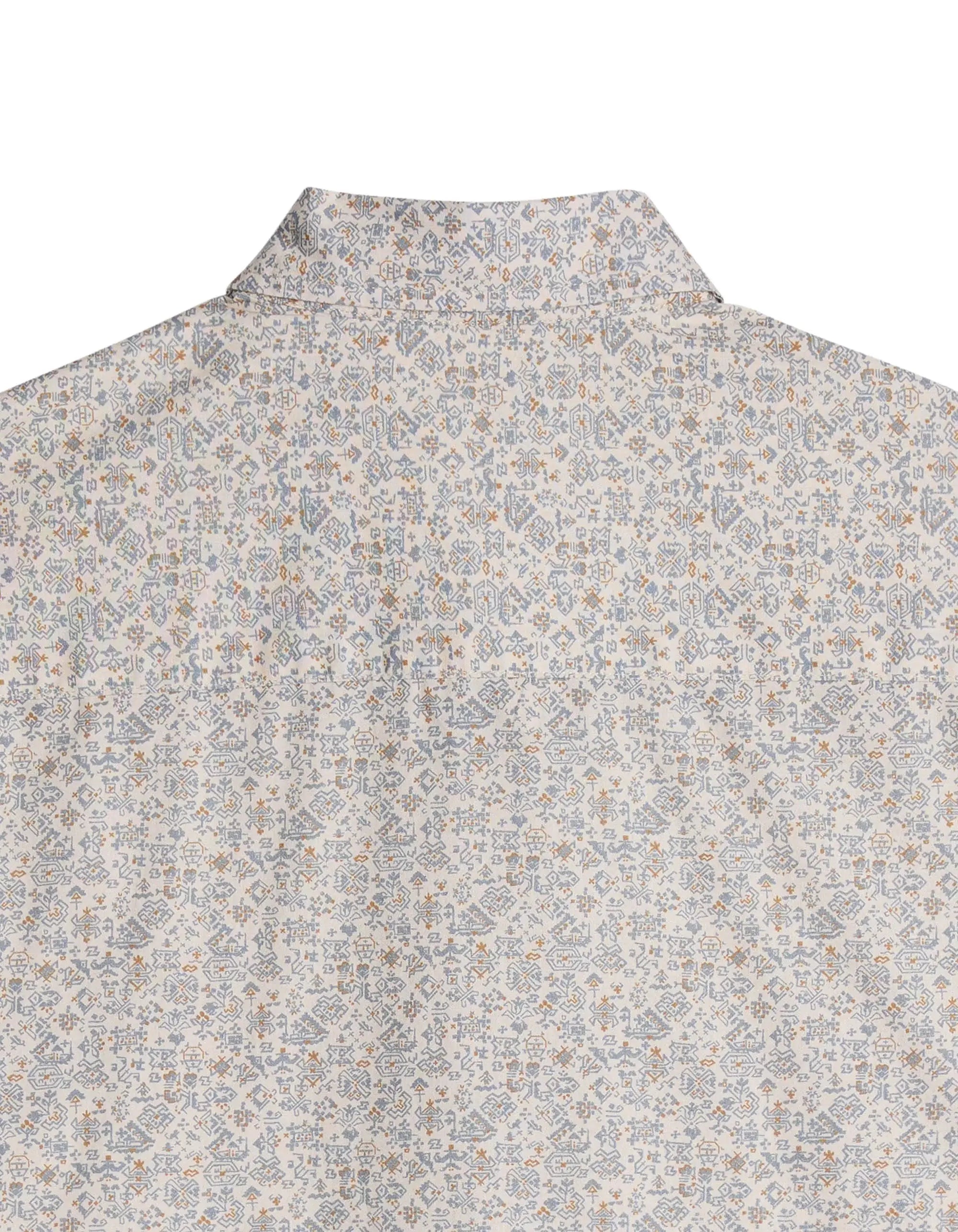 Mens Short Sleeve Snap Hierographics Print Western Shirt - Tin Haul - Flyclothing LLC