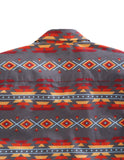 Tin Haul Mens Short Sleeve Snap Fire Aztec Western Shirt - Tin Haul - Flyclothing LLC