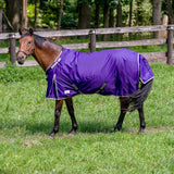 TuffRider Comfy-Fit Medium Weight Standard Neck Ripstop Turnout Blanket w/ Adjustable Neck Opening- 1200D, 200 GSM - Breeches.com - Flyclothing LLC