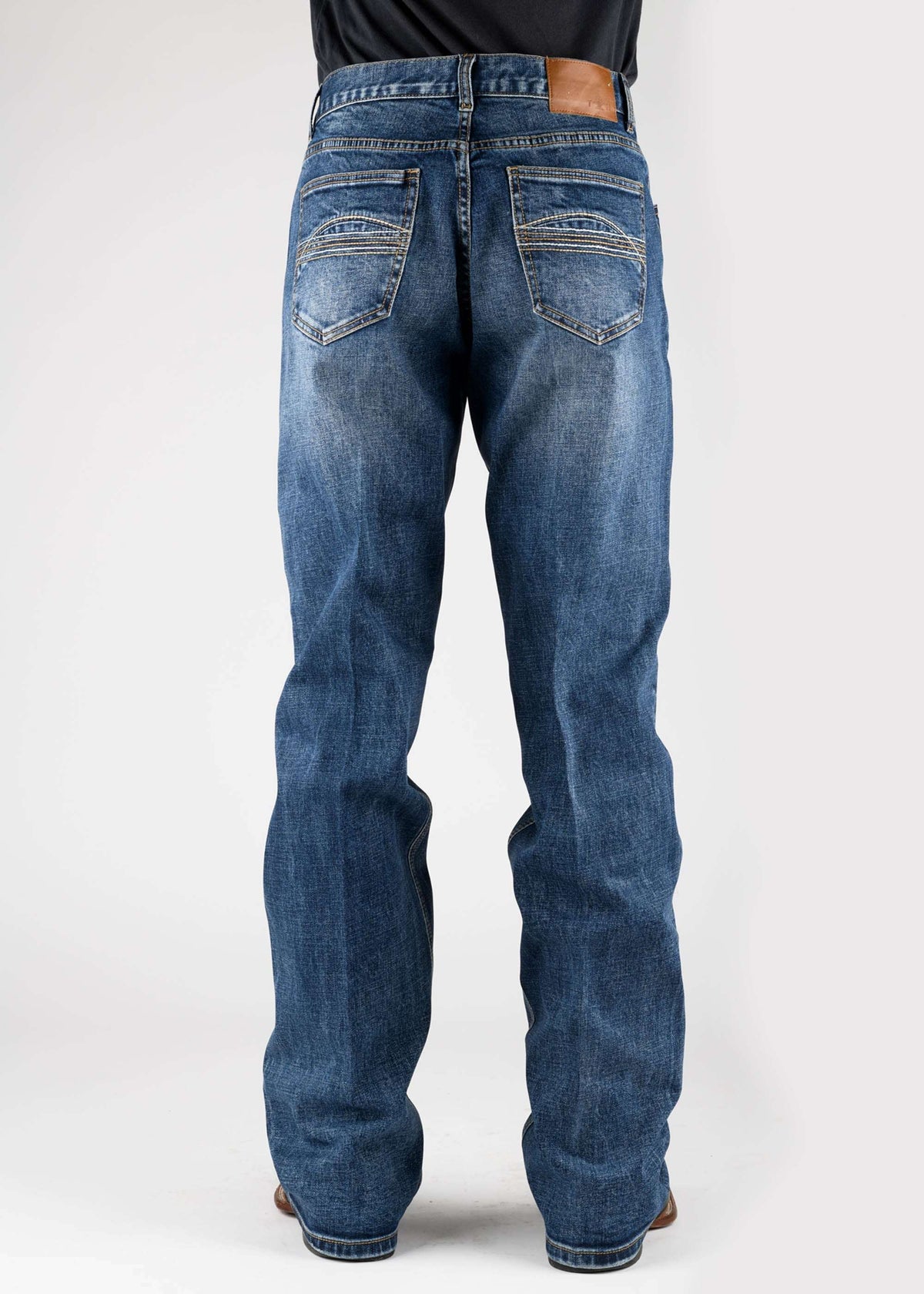 Tin Haul Mens Seam Back Pocket With Emb Button Jeans - Tin Haul - Flyclothing LLC