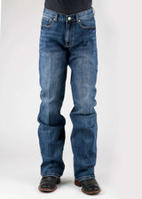 Tin Haul Mens Seam Back Pocket With Emb Button Jeans - Tin Haul - Flyclothing LLC