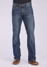 Tin Haul Mens X Emb Back Pocket With Emb Anvil And Hammer Button Jeans - Tin Haul - Flyclothing LLC