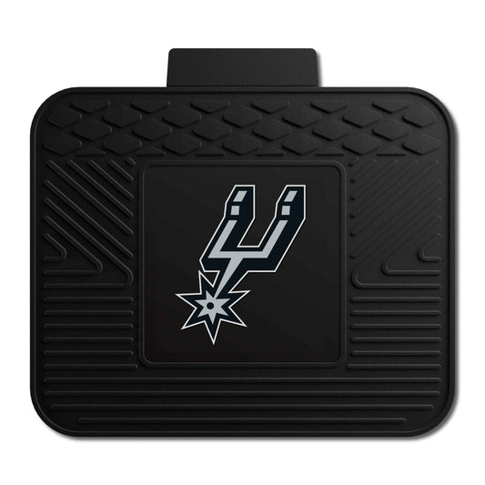 San Antonio Spurs Back Seat Car Utility Mat - 14in. x 17in. - San Antonio Spurs