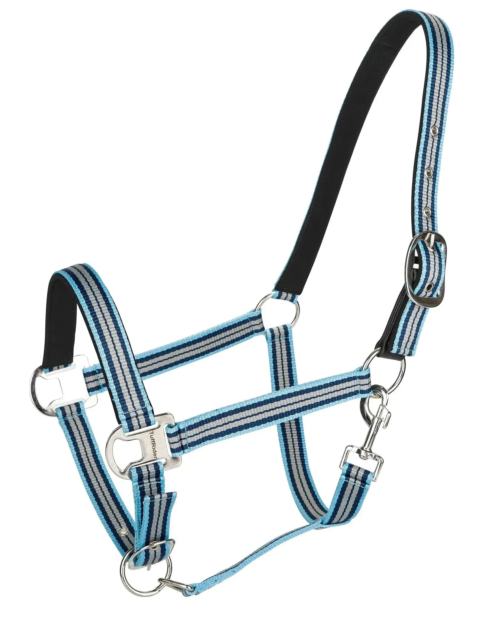 TuffRider Adjustable Nylon Breakaway Halter w/ Padded Crown and Nickel Hardware - Breeches.com - Flyclothing LLC