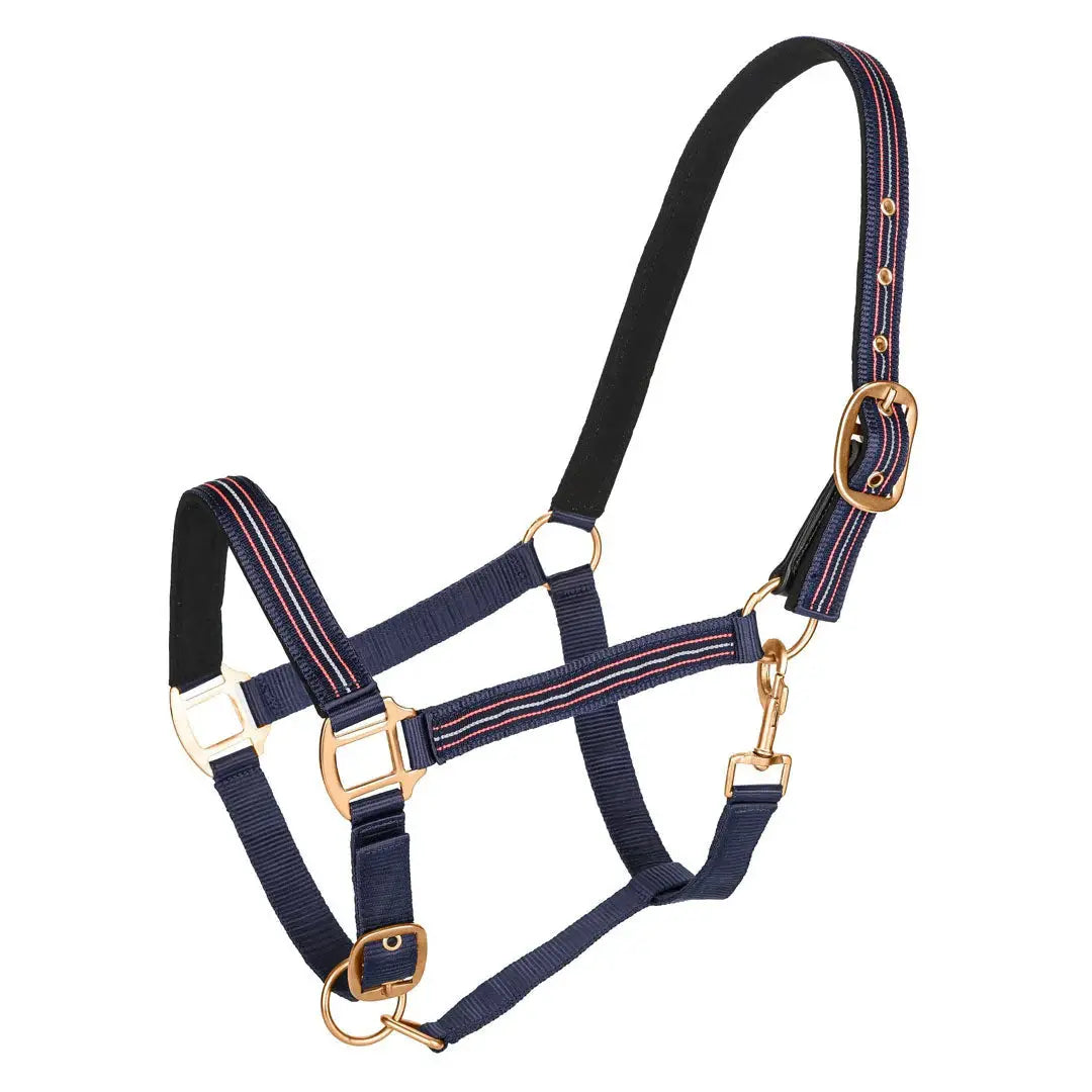 TuffRider Adjustable Nylon Breakaway Halter w/ Padded Crown and Rose Gold Hardware - Breeches.com - Flyclothing LLC