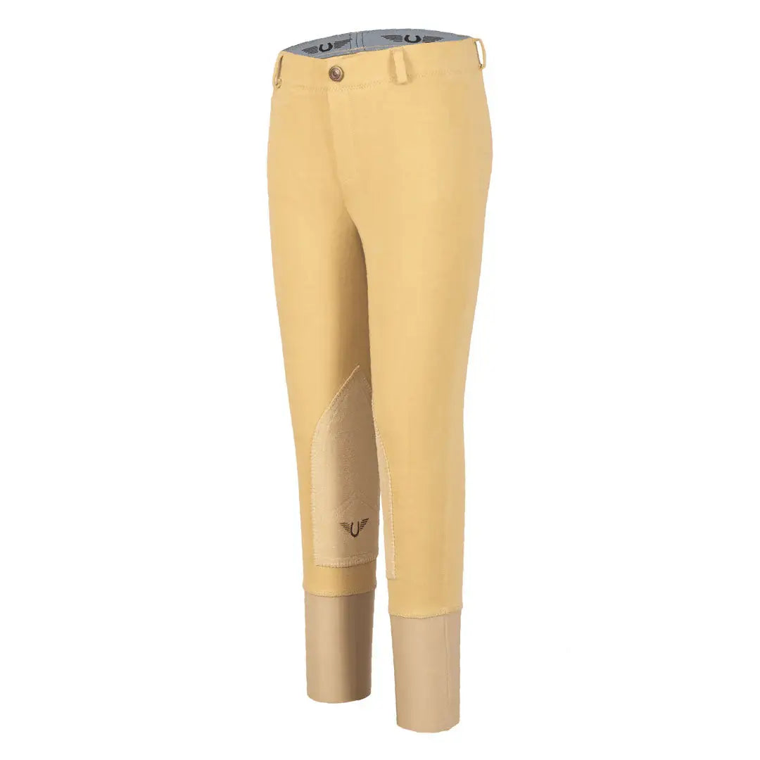 TuffRider Children's Cotton Pull-On Knee Patch Breeches - Breeches.com - Flyclothing LLC