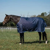 TuffRider Comfy Fit 1200 D RipStop Waterproof/Breathable Comfy Winter Turnout Blanket Medium Weight 200 GSM Standard Neck W/Adjustable Neck - Single Sheet - Breeches.com - Flyclothing LLC