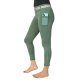 TuffRider Children's Minerva EquiCool Full Seat Tights With Phone Pocket and Loops - Breeches.com - Flyclothing LLC