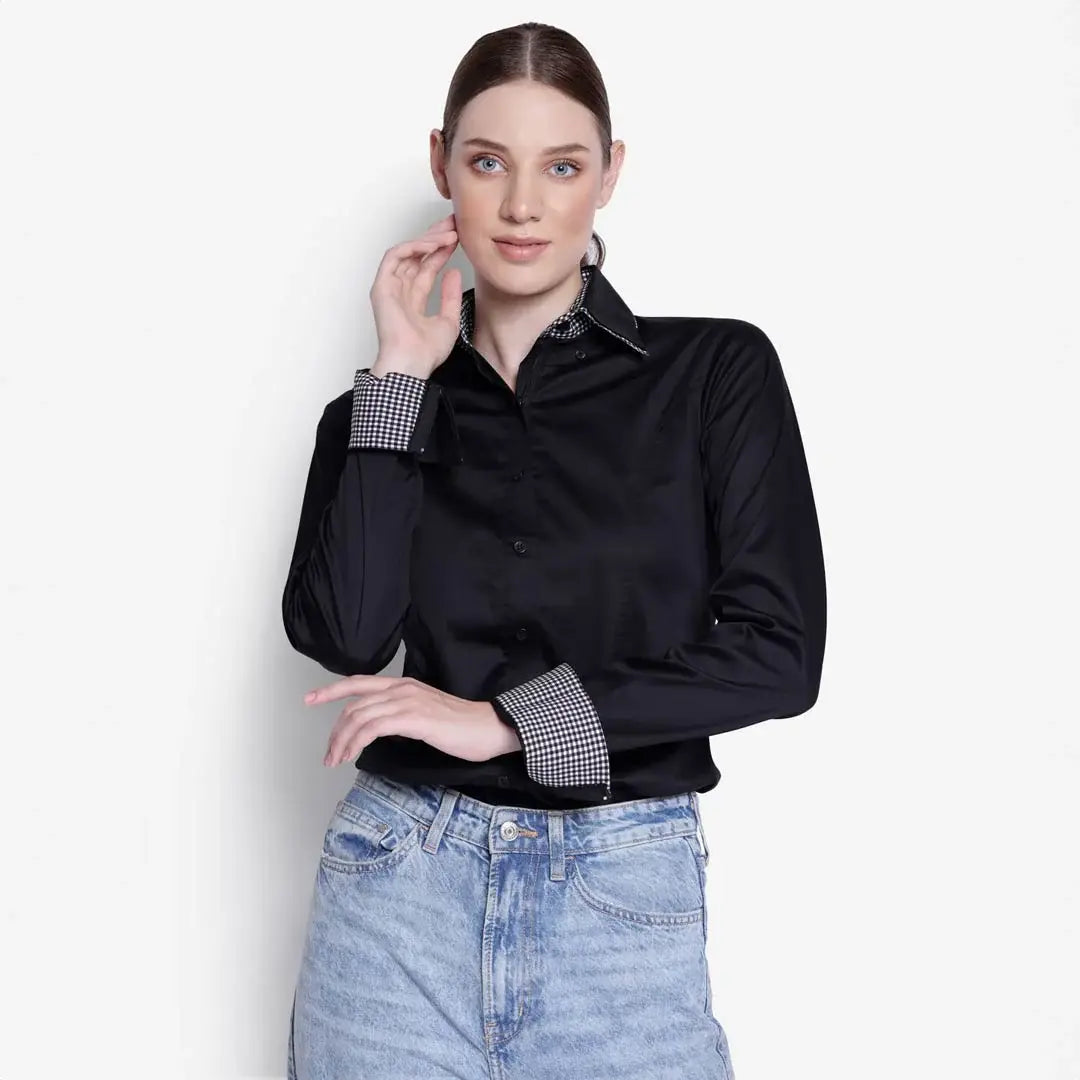 TuffRider Ladies ADEY Double Collar Shirt - Breeches.com - Flyclothing LLC