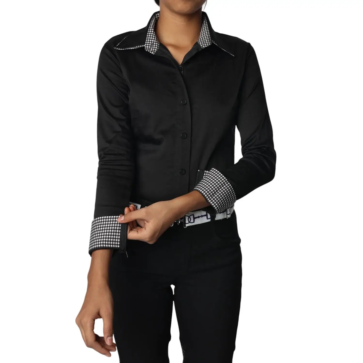 TuffRider Girls ADEY Double Collar Shirt - Breeches.com - Flyclothing LLC