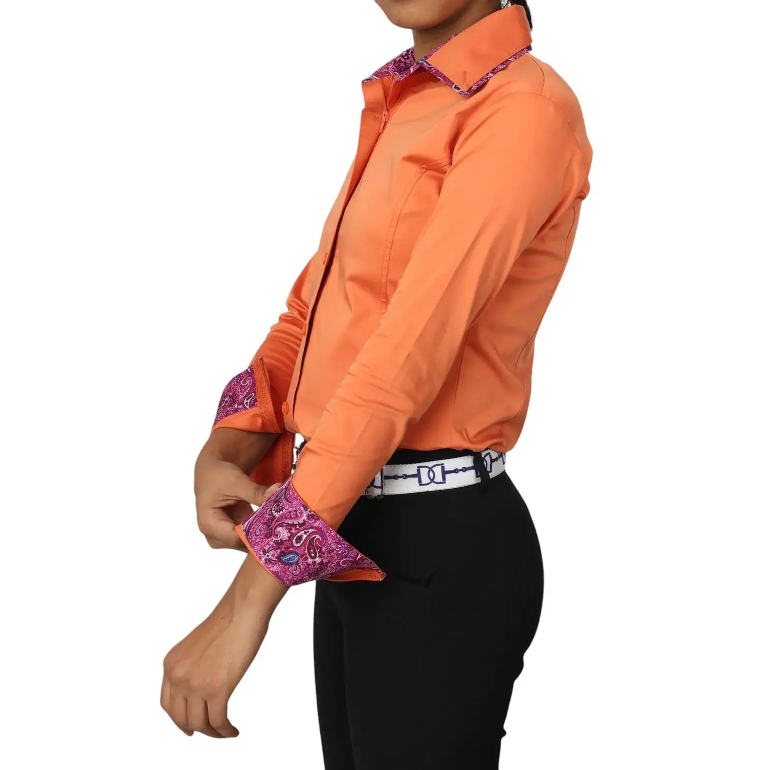 TuffRider Girls ADEY Double Collar Shirt - Breeches.com - Flyclothing LLC