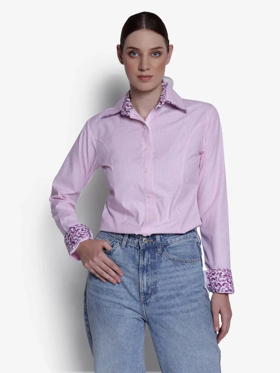 TuffRider Ladies ADEY Double Collar Shirt - Breeches.com - Flyclothing LLC