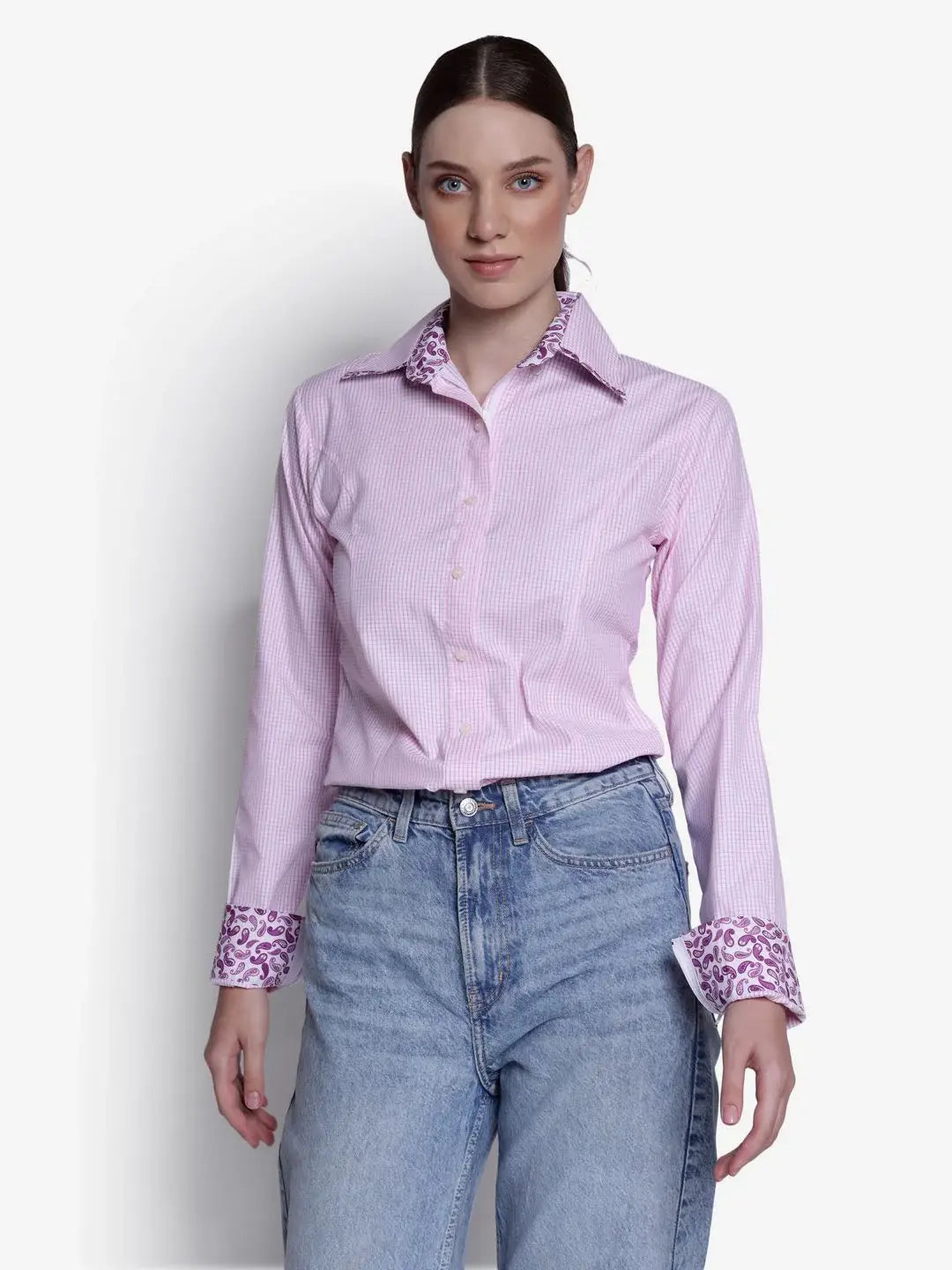 TuffRider Ladies ADEY Double Collar Shirt - Breeches.com - Flyclothing LLC