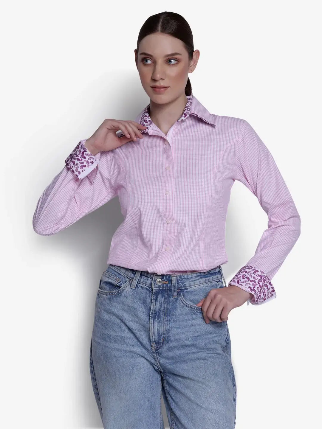TuffRider Ladies ADEY Double Collar Shirt - Breeches.com - Flyclothing LLC