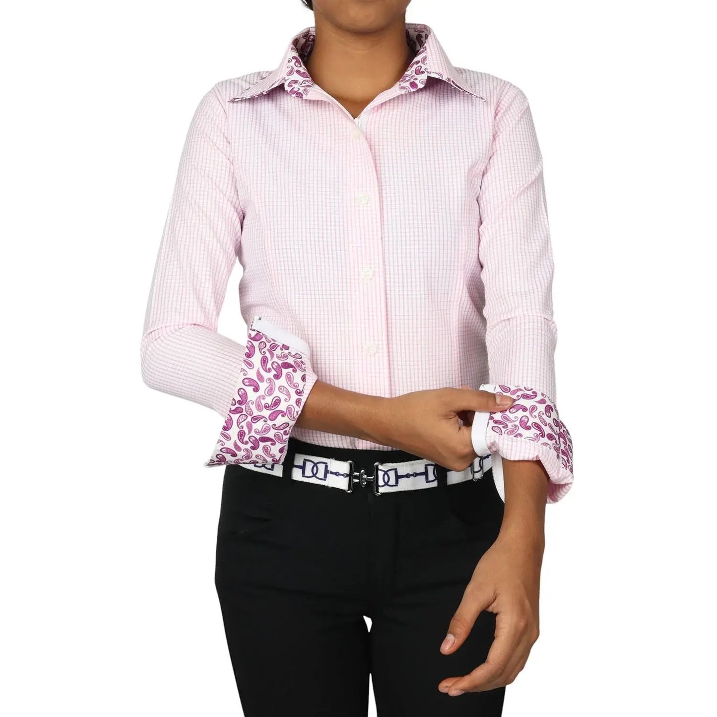 TuffRider Girls ADEY Double Collar Shirt - Breeches.com - Flyclothing LLC
