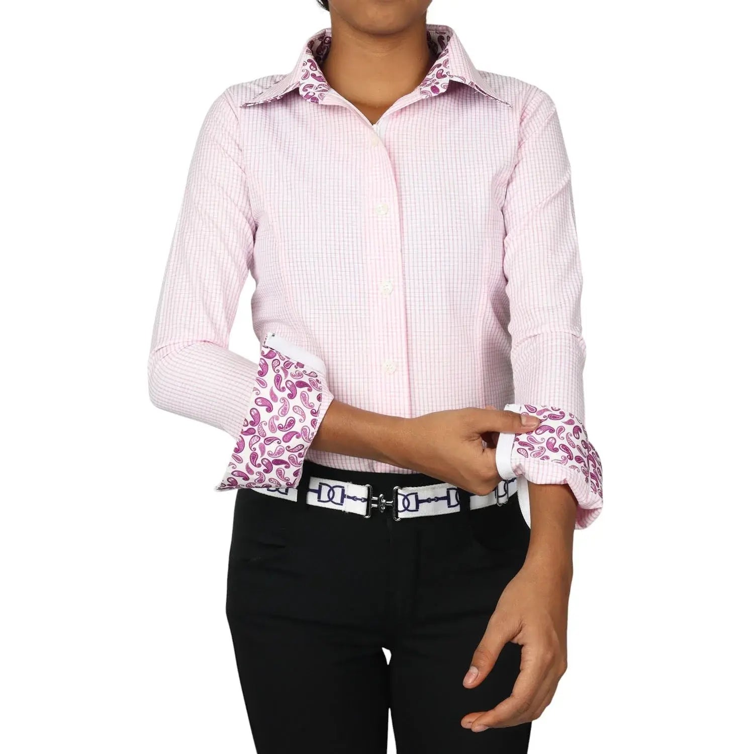 TuffRider Girls ADEY Double Collar Shirt - Breeches.com - Flyclothing LLC