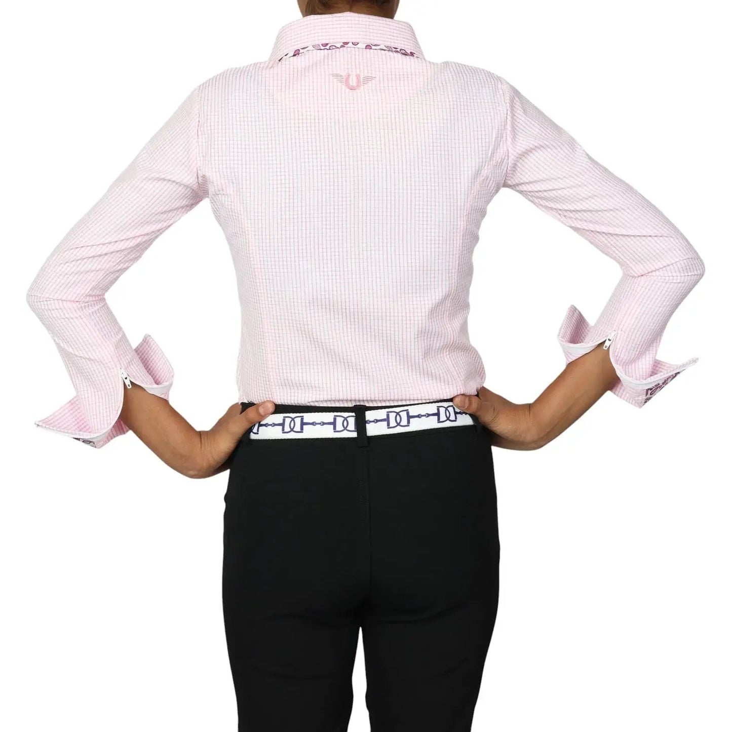 TuffRider Girls ADEY Double Collar Shirt - Breeches.com - Flyclothing LLC